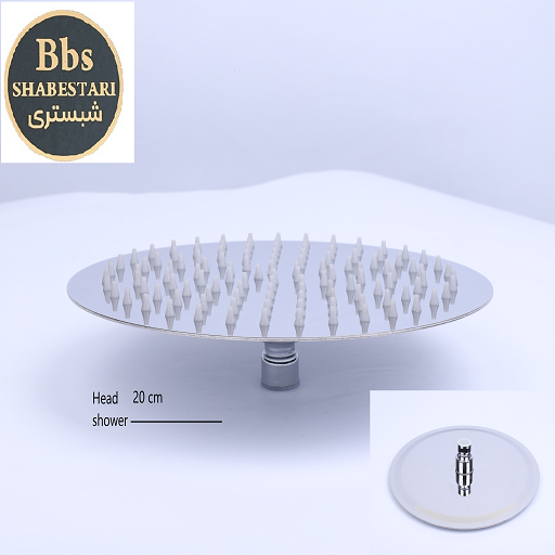 سردوش دایره کروم مات 20cm